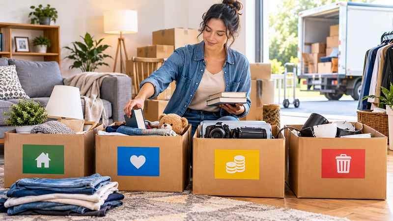 How to Declutter Before a Move: What to Donate, Sell, or Toss